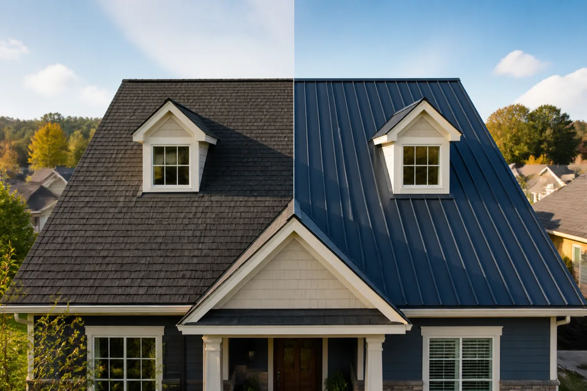 Asphalt vs. Metal Roofing: Which Is Right for Your Home?